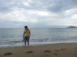 FZ007189 Jenni at Argeles-sur-mer beach.jpg